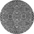thumbnail image 1 of Ahgly Company Indoor Round Oriental Gray Traditional Area Rugs, 5' Round, 1 of 1
