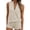 D427 Beige, variant on Likimi Womens Two Piece Set Sleeveless V Neck Solid Color Top With High Waist Shorts Summer Lightweight Breathable Outfit Set Beige Size L