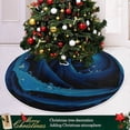 thumbnail image 6 of FMSHPON Water Rose Flower Xmas Christmas Tree Skirt Stand Mat for Holiday Party Decoration Indoor Outdoor 36 inches, 6 of 6