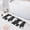 White Black Cat, variant on Haosy White Duck on Green Bathroom Rugs Non Slip Absorbent Soft Plush Quick Dry Bath Mat, 39"x20"