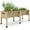 Natural Wood, variant on Hooks for 6X2X2.5ft Raised Garden Bed, Wooden Raised Planter Box Outdoor for Growing Vegetables and Herbs, Depth 13.7 Inch,Planter Raised Beds-Acorn Brown