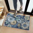 thumbnail image 2 of Pioneer Flower Floral Print Pattern Door Rugs,Washable Non Slip Door Mats Indoor,Decorative Door Mats,Entry Mat Indoor for Entrance,Bedroom,Kitchen,Bathroom,16"x24", 2 of 6
