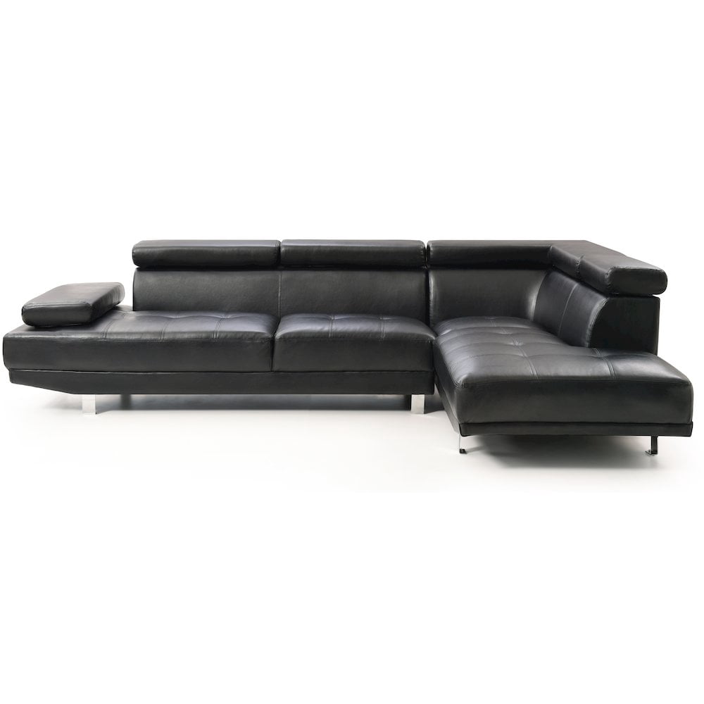 Glory Furniture Riveredge Sectional in Black Color