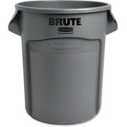 Rubbermaid Vented Brute 20 Gallon Gray Resin Container Without Lid