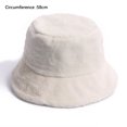 thumbnail image 2 of Sombrero De Cubo De Pelo De Conejo Artificial A La Moda, Sombrero De Pescador Cálido Unisex Para Otoño E Invierno, Sombrero De Lavabo De Felpa De Color Sólido Minnieouse AP006790-03, 2 of 5