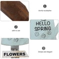 thumbnail image 4 of Eucalyptus Blue Watering Kettle Wood Garden Stake for Decoration 1 Piece, 4 of 5