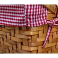 thumbnail image 2 of Vintiquewise(TM) Rectangular Basket Lined with Gingham Lining, Small, 2 of 5