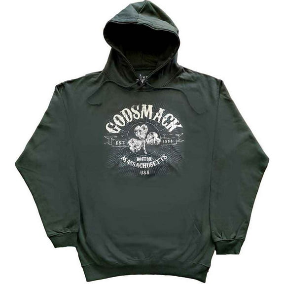 Godsmack Unisex Pullover Hoodie Sweatshirt Celtic (Green) (Medium)