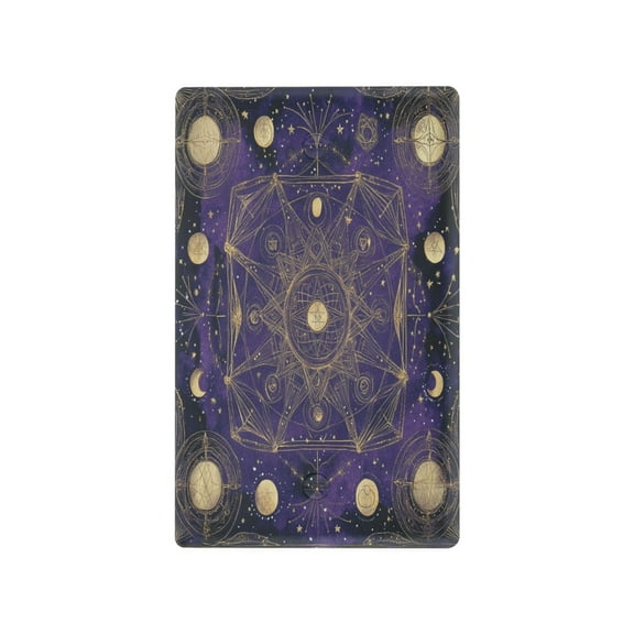 Gold Celestial Pattern Light Switch Cover Switch Plate Outlet Cover Plug Cover for Electrical Outlet