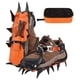 thumbnail image 1 of 1 par de picos de nieve para zapatos, 12 dientes, agarres para nieve, clavos antideslizantes para cubrir zapatos, botas de nieve de invierno, crampones para escalada al aire libre, senderismo, pesca, 1 of 7