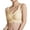 Beige, variant on Black Womens Daily Solid Comfortable Sport Bra Breast Cup Underwear