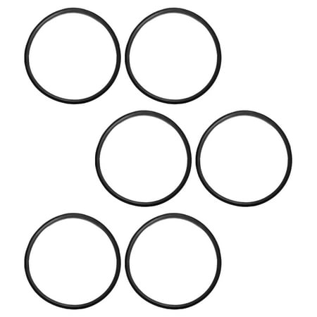 

6 Pieces Replacement Silicone Sealing s Waterproof Pad Silicone Gaskets Sealing s Silicone Jar Gasket for Food Containers Glass Jars