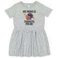 thumbnail image 3 of Inktastic Thanksgiving Mimi Thankful for Me Turkey Girls Toddler Dress, 3 of 5