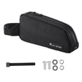 thumbnail image 3 of Quzzie Bike Frame Bag Bicycle Pouch Top Tube Bag Crossbar Pack Waterproof Accessory Nylon Polyester Ample Space Suitable for Adult Riders Road Use Outdoor Cy Black, 3 of 8