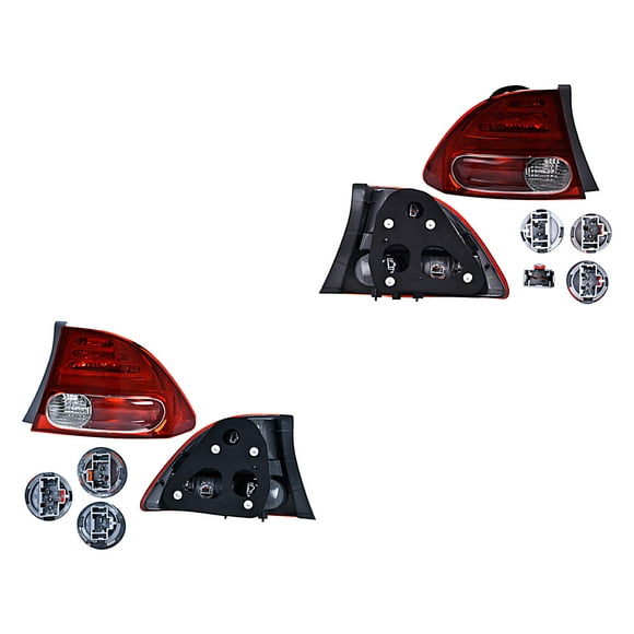 Par de Calaveras DEPO Civic 2006 A 2009 Honda Exterior