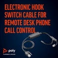 thumbnail image 2 of Plantronics - Cable de interruptor de gancho electrónico APP-51 (Poly) - Control remoto de llamadas telefónicas de escritorio - Funciona con teléfonos de escritorio Poly, 2 of 4