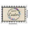 thumbnail image 3 of TIELUTT Easter Bunny Carpet Kitchen Floor 40*60cm Comfort Blanket Carpet Scraps 9x10 Area Rugs for Living Room Area Rug for Bedroom Living Room Blankets Fall, 3 of 8
