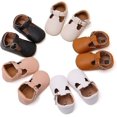 thumbnail image 2 of Baby Girls Mary Jane Flats Shoes with Non-Slip Soft Sole Toddler First Walkers Newborn Princess Dress Shoes 12-18 Months Infant B-pink, 2 of 6