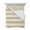 White Brown, variant on Quilts Full Size Bedding Set, Cream Striped Lightweight Quilted Comforter, Farmhouse Vintage Brown Stripes Soft Reversible Bedspread Coverlet with Pillow Covers for All Season, 78" x 90"