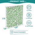 thumbnail image 5 of Simple Green Leaves 12.4x10.6in PVC Round Ring Binders, 2-Pack, D-Ring 3-Hole, Metal Clip, 5 of 10