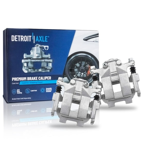 Detroit Axle - Rear Brake Calipers w/ Brackets Replacement for 2009-2014 2016-2018 Nissan Maxima - 2pc Set