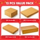 thumbnail image 2 of Joyin cajas de regalo de cartón kraft marrón con tapa, 12 unidades, 2 of 8