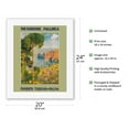thumbnail image 2 of For Sunshine Majorca (Mallorca) Spain - Mediterranean Balearic Islands - Vintage Travel Poster by Erwin Hubert c.1950 - Fine Art Rolled Canvas Print 16in x 20in, 2 of 4