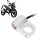 thumbnail image 5 of Interruptor de faro de manillar de aleación de aluminio con luz indicadora LED roja, piezas de modificación de motocicletas de 25 mm, 5 of 12