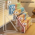 thumbnail image 4 of Sticker Display Stand for Vendors, 5 Tiers 25 Pockets Sticker Holder Display, Sticker Organizer Shelf for Craft Fairs, Vendors, Small Business Booth & Desktop, 4 of 8