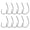 6, variant on 10Pcs Loach Hook Sharp Strong Penetration Corrosion-resistant Anti-rust High Stability High Fish Rate High-carbon Steel High Strength Soft Worm Fish Hook Fishing Equipment