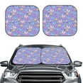 thumbnail image 2 of Sikiie Butterflies And Flowers Print Foldable Car Windshield Sun Visor, Car Window Sunshade Suitable for Sedan, SUV and Truck Car Accessories-Medium, 2 of 6