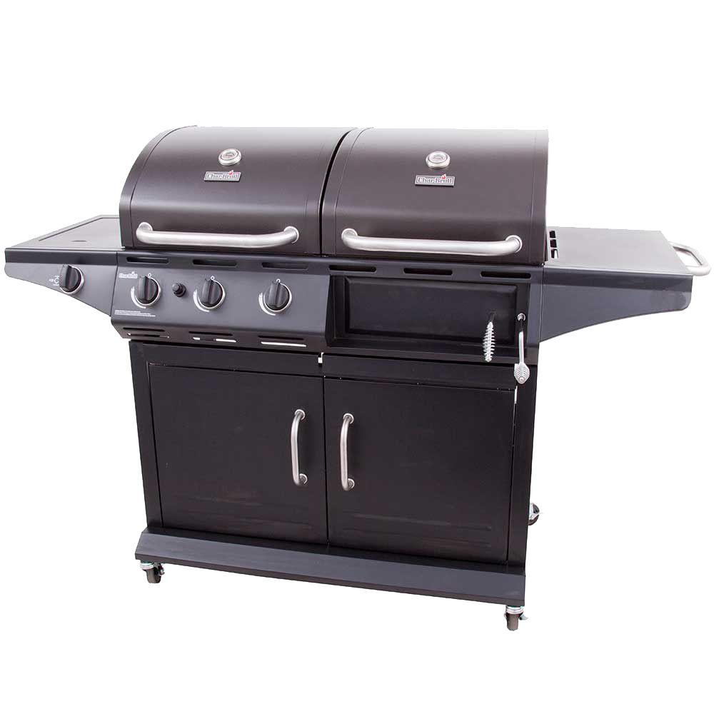 Char-Broil 1010 Deluxe LP Gas & Charcoal Cabinet Outdoor Grill - image 3 of 7