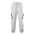 thumbnail image 3 of Women's Cargo Pants with Pockets Drawstring Elastic High Waist Windproof Waterproof Outdoor Hiking Sport Pants L, 3 of 8