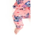thumbnail image 5 of Stitch and Angel Baby Girls Printed Crewneck Sweatshirt and Joggers Set, 2-Piece, Sizes 0/3M-24M, 5 of 6