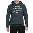 thumbnail image 2 of Wild Bobby Why Y'all Tryin' to Test the Jesus in Me? Inspirational/Christian Unisex Graphic Hoodie Sweatshirt, Charcoal, XX-Large, 2 of 5