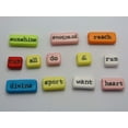 thumbnail image 4 of U8MO 50 Assorted Acrylic Inspirational Word Beads Mixed Color Jewelry Craft DIY, 4 of 4