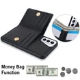 thumbnail image 3 of ELEHOLD Case for Samsung Galaxy S21,Business PU Leather Stand Case with Card Holder & Ring Holder,Black, 3 of 7