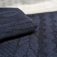 thumbnail image 4 of Jacquard Contrast Color Hooded Long Sleeve Tops for Men, 4 of 5