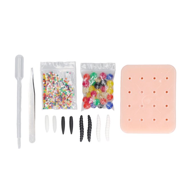 Juguetes para reventar granos, pelotas elásticas para exprimir acné, divertidos juguetes de descompresión con forma de gusano.