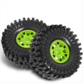 thumbnail image 3 of 4 Piezas Cubo de Rueda de Plástico Neumáticos de Goma para de 1,9 Pulgadas Neumáticos de Rueda para Coche Trepador de Control Remoto 1:10 Axial SCX10 TRX4,, 3 of 5
