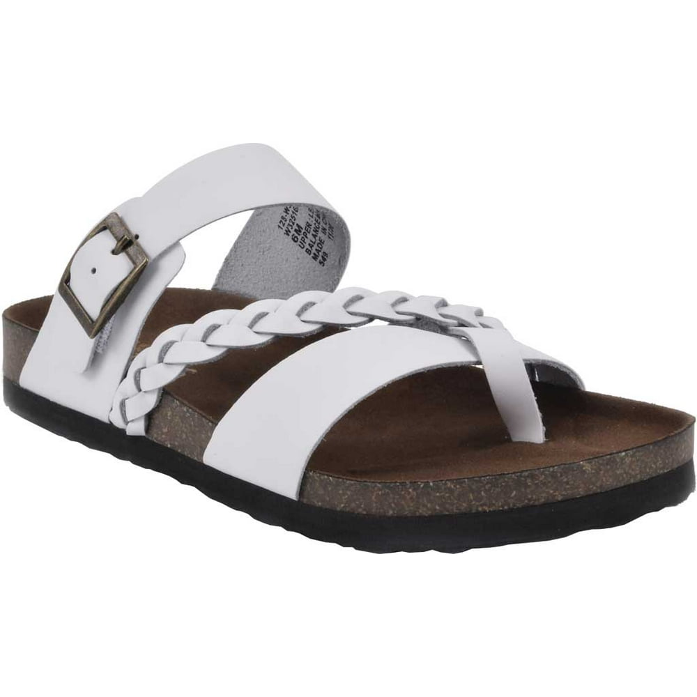 White Mountain Women's White Mountain Hazy Wedge Toe Loop Sandal