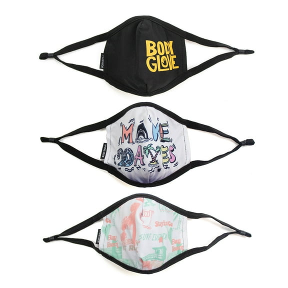 Body Glove 3-Piece Kid's Face Mask Set