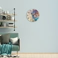 thumbnail image 4 of Marble Kitchen Wall Clock, Silent Non Ticking 10 Inch Wall Clocks Battery Operated, Modern Coastal Style Clock Decor for Living Room, Home, Bedroom, Bathroom, 4 of 6
