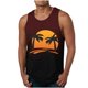 thumbnail image 1 of Camiseta sin mangas de cuello redondo para hombre, moda informal de verano, chaleco holgado, estampado deportivo, camiseta sin mangas de cuello redondo, blusa de poliéster para hombre, 1 of 3