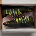 thumbnail image 3 of Army Nurse Corps Vietnam Veteran Running Shoes Sneakers Mesh Black Size 4, 3 of 5