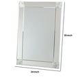 thumbnail image 5 of Rectangle Beveled Mirror with Mother of Pearl Accent, Silver- Saltoro Sherpi, 5 of 5
