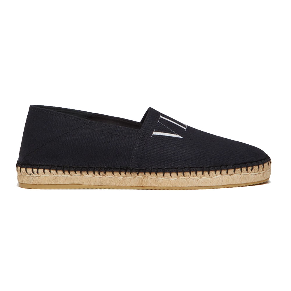 Valentino Men's VLTN Canvas Espadrilles Black - Walmart.com