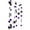 B, variant on Black Bat Spider Dots Paper Garland Halloween Streamer Banner Backdrop Hanging Decor Halloween Party Decoration Supplies for Haunted House