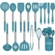thumbnail image 1 of Juego de utensilios de cocina Umite Chef Silicone, 15 unidades con soporte, color azul, 1 of 7