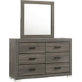 thumbnail image 3 of Kings Brand Furniture – Lorain 5-Piece King Size Gray Bedroom Set. Bed, Dresser, Mirror, Chest & 1 Nightstand, 3 of 9